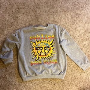 Sublime small gray sweatshirt, like new